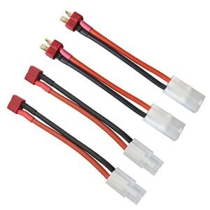 FLY RC T Style Plug to Tamiya Connector Adapter Cable Best Place to Buy Used RC Cars for ESC and Battery Connection