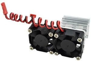 Paige from RC Willey Recommends Apex RC Products 540 550 Aluminum Heat Sink With Two 30mm Fans Silver
