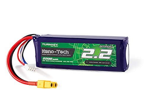 Turnigy Nano Tech 2200mAh 3S 25C Lipo Battery Pack with XT60 Connector