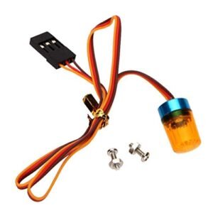 LAFEINA RC Car Lighting Kit 9x15mm LED Strobing Rotating Flashing Light for Model Police Firefighting Ambulance Car Truck Yellow