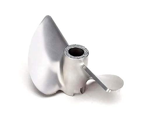 Unspeakable RC Boat 2 Blade Metal Propeller Prop 4mm Diameter P1.4 40mm Left Rotation