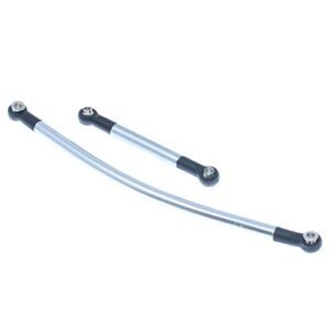 Redcat Racing 13864 High Steer Curved Link Servo Link Silver for TM RC Racing Tires