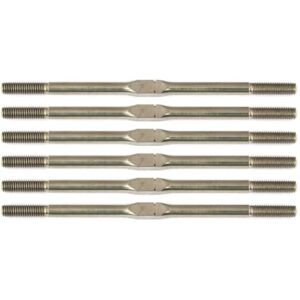 Associated 71061 ProSC10 FT Titanium Turnbuckle Set 3x67mm 2.65 in Silver for FT Cruiser RC Plane