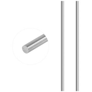 Glarks 2Pcs 6mm x 356mm Aluminum Straight Metal Round Shaft Rod Bar Balance Bar RC Helicopter DIY Model Car Airplane Ship