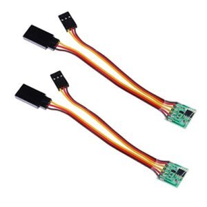 2Pack ShareGoo Universal RC Servo Signal Reverser for CARF RC Aircraft Steering Gear Rotation Inverter