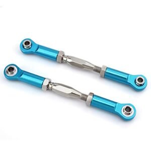 Hosim RC Turnbuckles Adjustable Camber Linkage Rod Ends Aluminum for RC Cars 1/10 Traxxas Slash 4x4 Upgrades Hop up Parts Blue 2PCS in Sacramento