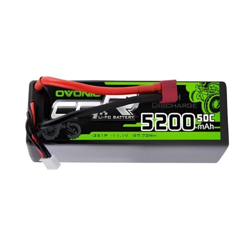 OVONIC 3s Lipo Battery 50C 5200mAh 11.1V for FT012 RC Boat Battery with Dean-Style T Connector