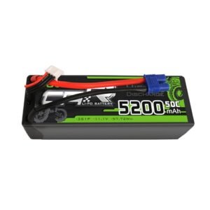 OVONIC 3S Lipo Battery 50C 5200mAh 11.1V with EC3 Connector Perfect for RC Truck Show Enthusiasts