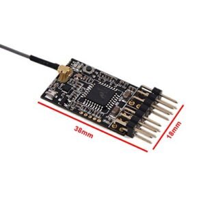 Futaba FASST 2.4Ghz 4CH RC Receiver for RC Aircraft Wing Design and Mini Cars RFSS04F