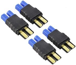 Airfield RC 4pcs EC3 Female Plugs RC Battery Adapter Connector for Slash Rustler Stampede Bandit E Revo
