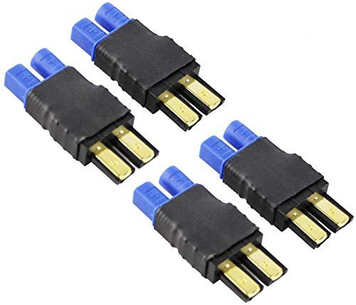 Airfield RC 4pcs EC3 Female Plugs RC Battery Adapter Connector for Slash Rustler Stampede Bandit E Revo
