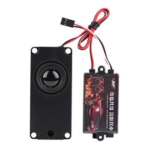 Dilwe RC Car Engine Sound Simulator Remote Control Car Sound Module with Speaker for 1/10 Scale Models