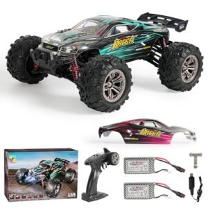 MIEBELY 24k RC Bodies 1 16 Scale All Terrain 4x4 Remote Control Car for Adults Kids 40 KM H Waterproof Off Road RC Trucks High Speed Electronic 2 4Ghz Radio Controller 2 Batteries