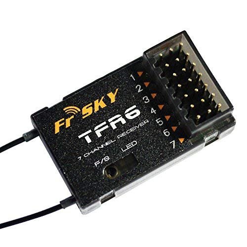 FrSky TFR6 2.4G 7Channels Receiver Compatible with Futaba FASST System for RC Truck Hydraulic System
