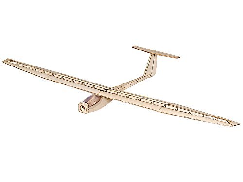 Viloga RC Glider Griffin Sailplane 1.6M Balsa Wood RC Plane Plans Kit with Motor ESC Servos and Covering for Adults