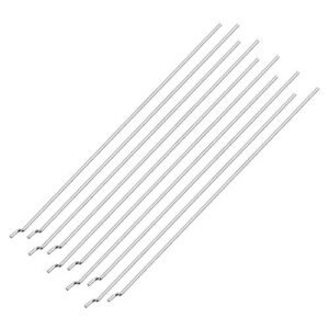 uxcell 1.8 x 300mm Stainless Steel Z Shape Pushrod Connector 10pcs for Pilot RC Viper Jet 1.8