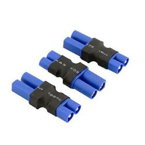 BDHI 79 3pcs Male EC3 to Female EC5 Connector Adapter for Lipo Battery