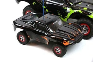 SummitLink Compatible Custom Body Muddy Orange Over Black Replacement for 1/16 Scale RC Car or Truck (Truck not Included) SSMN-BR-01