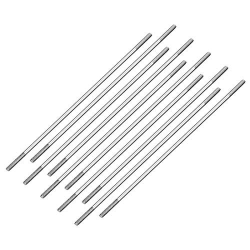 uxcell M2x95mm Stainless Steel Pushrod Connector for RC Planning Boats Cars Airplanes Helicopters 10pcs