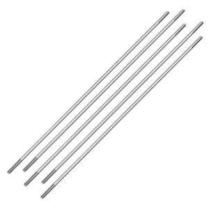 uxcell M2x150mm Stainless Steel Pushrod Connector for RC Brakes Boats Cars Airplanes Helicopters 5pcs