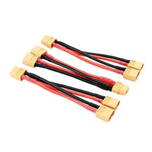 Navigate to RC Willey BDHI 31 3pcs XT60 Parallel Battery Connector 2 Male to 1 Female Adapter Cable for RC Multicopter Quadcopter