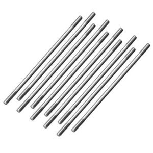 uxcell M3x85mm Stainless Steel Pushrod Connector for Excavation RC Models 10pcs