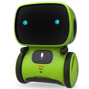 Winfun RC Voice Changing Robot Interactive Smart Toy for Kids with Dancing Singing and Recording Functions Green