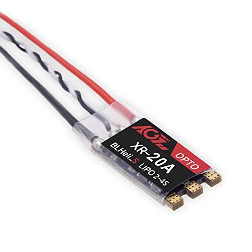 AGFRC 20A ESC Brushless DSHOT600 BLHeli_S Electronic Speed Controller for Hunter XL RC Quadcopter Multirotor Drones XR 20A