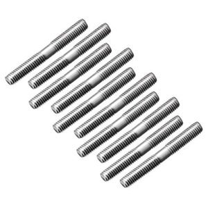 uxcell M3x25mm Stainless Steel Pushrod Connector 10pcs for RC Codes Boat Car Airplane Helicopter