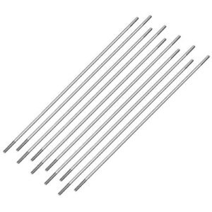 uxcell M2x150mm Stainless Steel Pushrod Connector for RC Lighter Boat Car Airplane Helicopter 10pcs