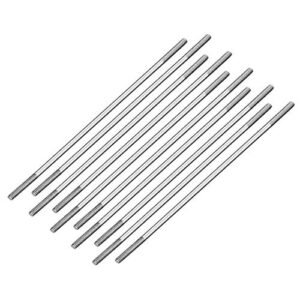 uxcell M2x75mm Stainless Steel Pushrod Connector for Jeter RC Boat Car Airplane Helicopter 10pcs