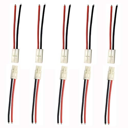 JFtech Tamiya Big Style Connector Male Female Plug with 100mm 14AWG Soft Silicone Wire for RC Speed Racing Model Speed Controller Battery ESC Pack of 5 Pairs Understanding the Step Response of an RC Circuit