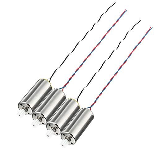 Aexit 4Pcs Clockwise Electrical Equipment Anti-clockwise 816 Hollow Cup Motor with 9 Plastic Gear 3.7V for X5S X5SW RC Quadcopter RC Willey Exercise Equipment