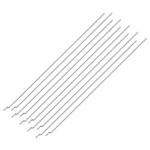 uxcell 1.5 x 300mm Stainless Steel Z Shape Pushrod Connector 10pcs Ideal for Fox 1.5 Zero RC Shocks