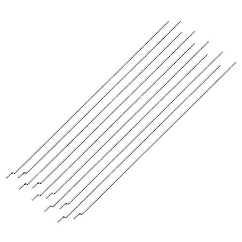 uxcell 1.5 x 300mm Stainless Steel Z Shape Pushrod Connector 10pcs Ideal for Fox 1.5 Zero RC Shocks