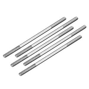 uxcell M2x45mm Stainless Steel Pushrod Connector 5pcs for RC Boat Car Airplane Helicopter by RC RC Associates