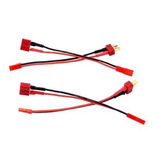T Works RC JST to T Plug Adapter Cable 2 Pairs with 10cm 20awg Wire BDHI 15