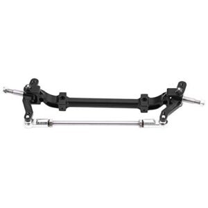 Dilwe Aluminium Alloy Front Steering Wheel Axle RC Tractor Pulling Kits for Tamiya 1/14 Scale Big Kid Youth 7.2 Inches
