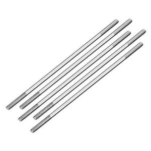 uxcell M2x65mm Stainless Steel Pushrod Connector RC Steel Shock Linkage for RC Models 5pcs