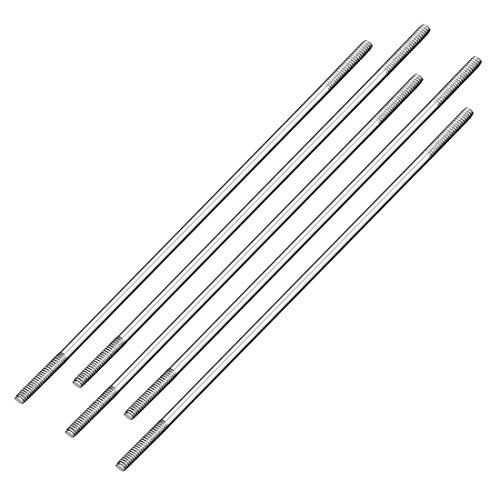 uxcell M2x85mm Stainless Steel Pushrod Connector for Fuel RC Boat Car Airplane Helicopter 5pcs