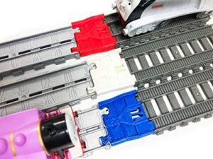 TrainLab RC Adventures Boats Adapters for Thomas Trackmaster 2014 Gray Train Tracks Red Brite Blue