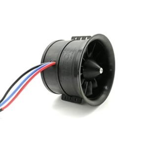 Powerfun EDF 90mm 12 Blades Ducted Fan with 1100KV Brushless Motor Optimized for RC Jet Engine Fuel Consumption