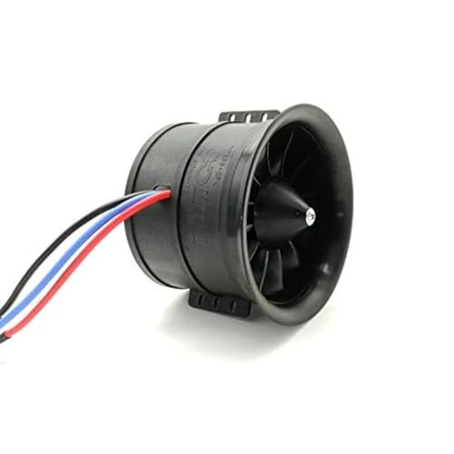 Powerfun EDF 90mm 12 Blades Ducted Fan with 1100KV Brushless Motor Optimized for RC Jet Engine Fuel Consumption