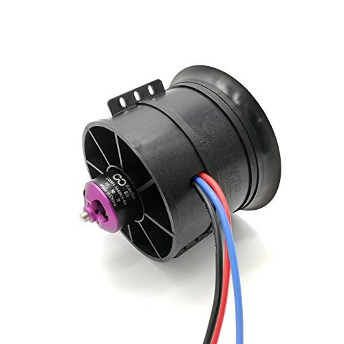 Powerfun EDF 90mm 12 Blades Ducted Fan with 1450KV Brushless Motor for RC Jet Mig 29 6S Airplane
