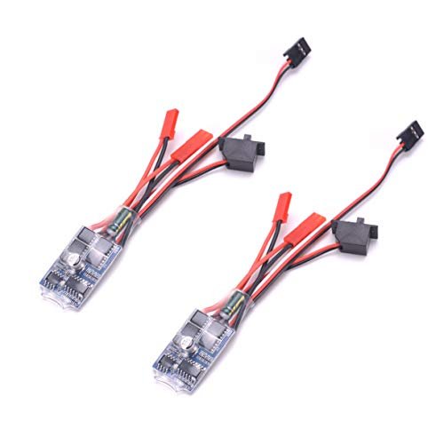 YoungRC 30A Brushed ESC Speed Controller for Gas or Electric RC Car DIY Projects with Brake Support