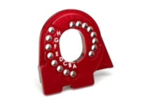 Traxxas TRX 4 6061 T6 Aluminum RC Plane Wheels Motor Mount Plate Red Anodized