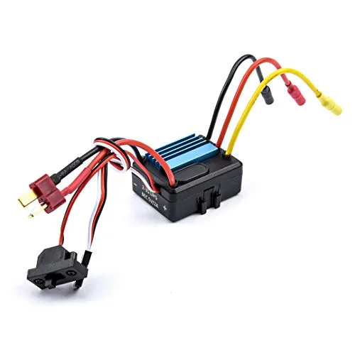 FPVDrone Waterproof 35A ESC 2 3S Brushless Electronic Speed Controller for 1/16 RC Truck Body with 5V 2A BEC