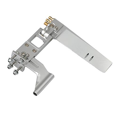 Mxfans RC Truck Water Skipping Silver Rudder with 4MM Hole Aluminum Alloy Steering