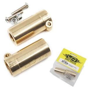 Yeah Racing Brass Rear Axle Lock Out Compatible with Axial SCX10 II 2