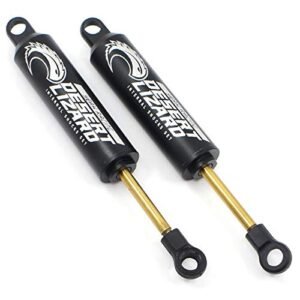 Yeah Racing 110mm Desert Lizard Two Stage Internal Spring RC Crawler Shocks Pair Black